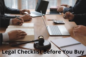 Legal Checklist Before You Buy